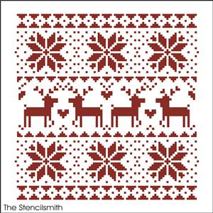 7816 - Christmas sweater - The Stencilsmith