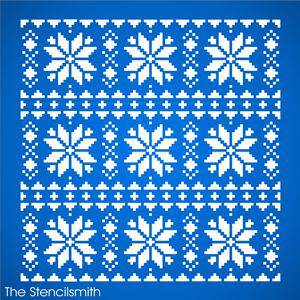 7817 - Snowflake sweater - The Stencilsmith