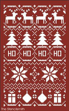 7818 - Christmas Sweater - The Stencilsmith