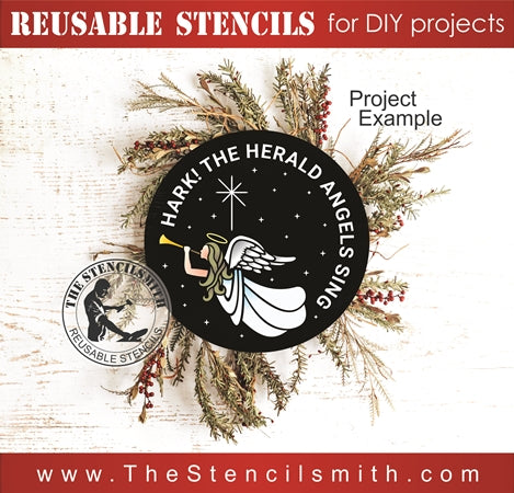 7826 - hark! the herald angels sign - The Stencilsmith