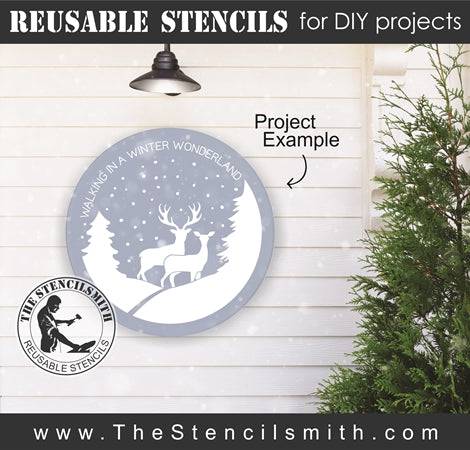 7832 - Walking in a winter wonderland - The Stencilsmith