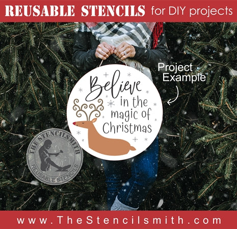 7836 - Believe in the magic - The Stencilsmith