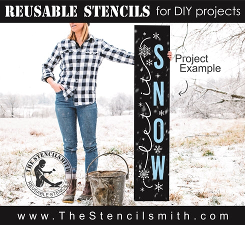 7838 - let it snow - The Stencilsmith
