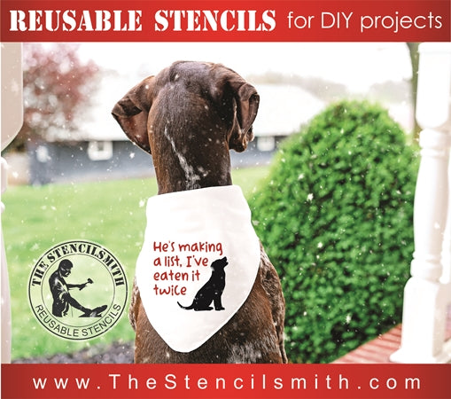 7844 - Dog Christmas minis - The Stencilsmith