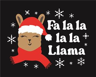 7852 - Fa la la llama - The Stencilsmith