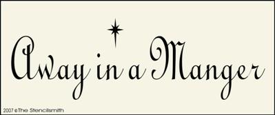 Away in a Manger - The Stencilsmith