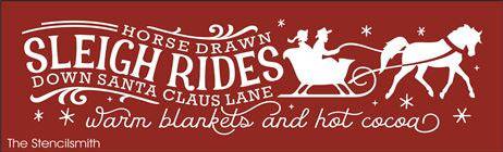 7865 - Horse Drawn Sleigh Rides - The Stencilsmith