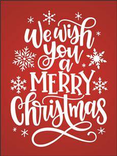 7868 - We wish you a Merry - The Stencilsmith