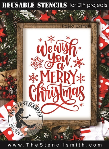 7868 - We wish you a Merry - The Stencilsmith