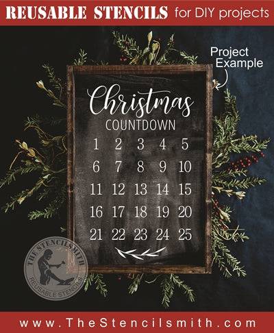 7870 - Christmas Countdown - The Stencilsmith