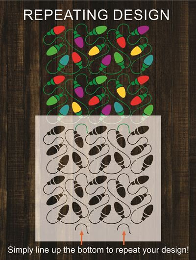 7872 - Twinkle Lights (repeating pattern) - The Stencilsmith