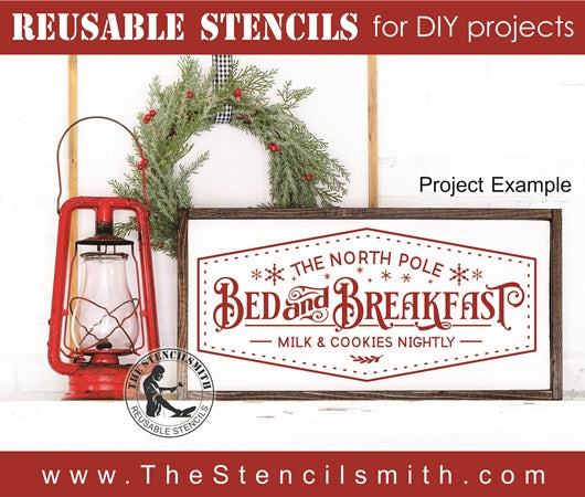 7873 - The North Pole Bed & Breakfast - The Stencilsmith