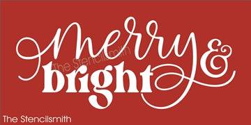 7880 - merry & bright - The Stencilsmith
