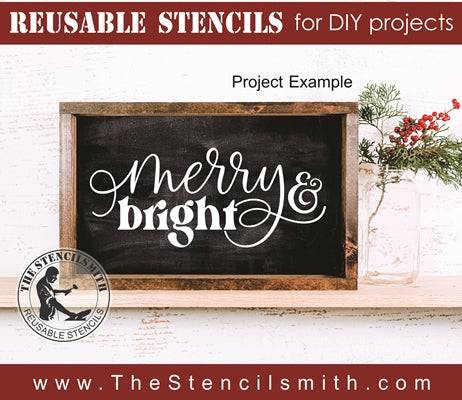 7880 - merry & bright - The Stencilsmith