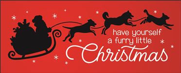 7885 - have yourself a furry little christmas (dogs) - The Stencilsmith