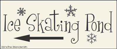 Ice Skating Pond - The Stencilsmith