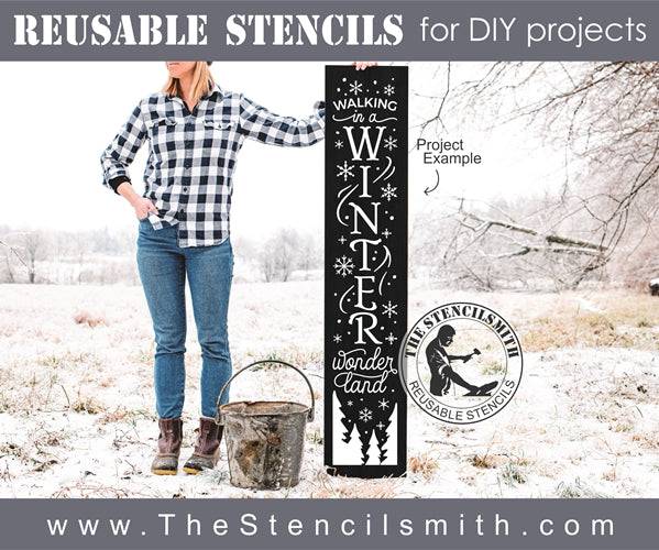 7892 - walking in a winter wonderland - The Stencilsmith