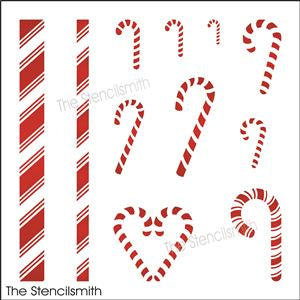 7897 - candy canes - The Stencilsmith