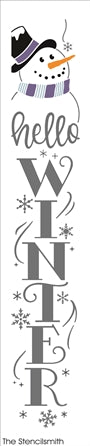 7901 - hello winter - The Stencilsmith