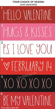 7913 - Valentine sayings - The Stencilsmith