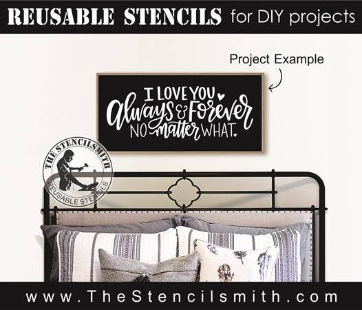 7916 - I love you always & forever - The Stencilsmith