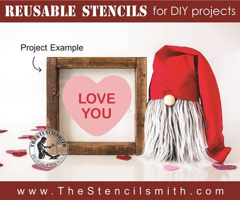 7927 - Conversation Hearts (2pc set) - The Stencilsmith