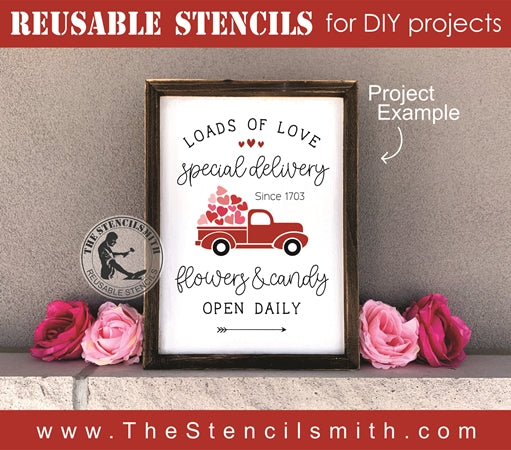 7931 - Loads of Love delivery - The Stencilsmith