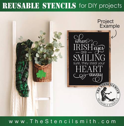 7933 - When irish eyes are smiling - The Stencilsmith