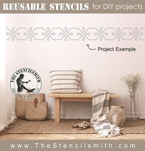 7946 - repeating celtic knotwork - The Stencilsmith