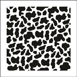 7964 - Cow Print (repeating) - The Stencilsmith