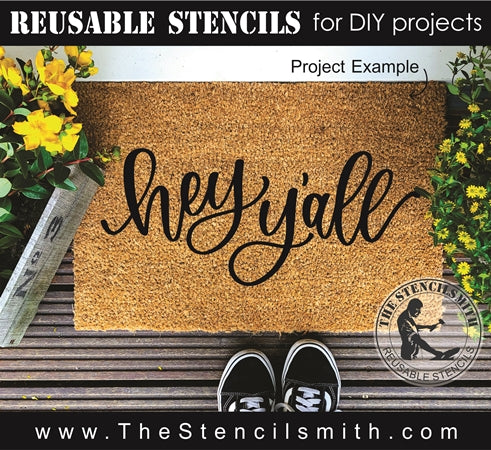 7969 - hey y'all - The Stencilsmith
