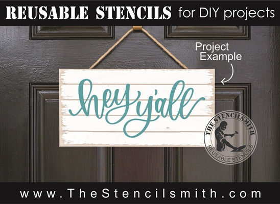 7969 - hey y'all - The Stencilsmith