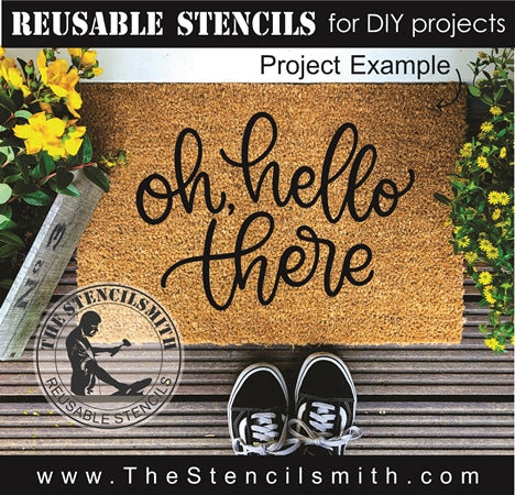 7980 - oh, hello there - The Stencilsmith