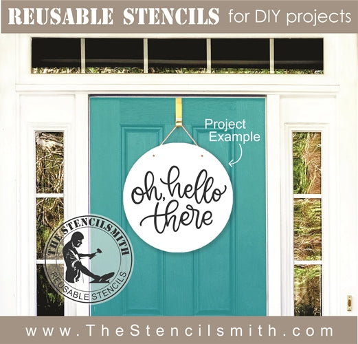 7980 - oh, hello there - The Stencilsmith