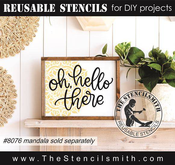 7980 - oh, hello there - The Stencilsmith