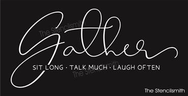 7983 - Gather sit long talk much - The Stencilsmith