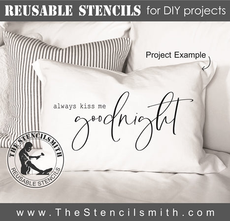 7987 - always kiss me goodnight - The Stencilsmith