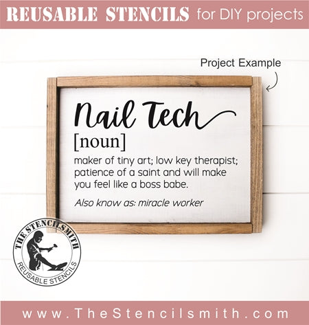 7997 - Nail Tech definition - The Stencilsmith