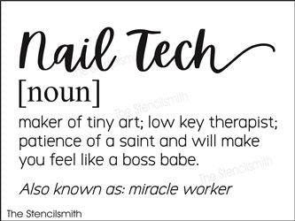 7997 - Nail Tech definition - The Stencilsmith