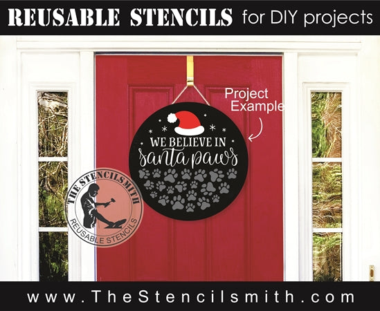 7908 - We believe in santa paws - The Stencilsmith