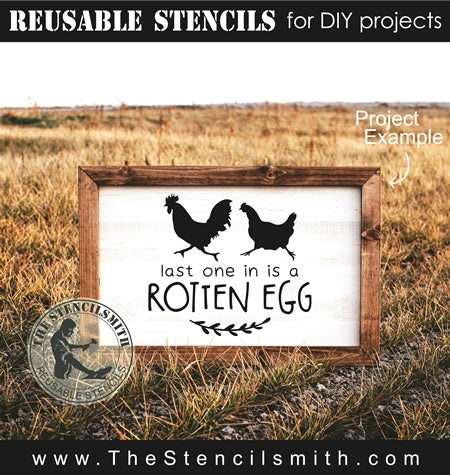 8007 - last one in is a rotten egg - The Stencilsmith