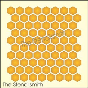 8008 - honeycomb pattern - The Stencilsmith