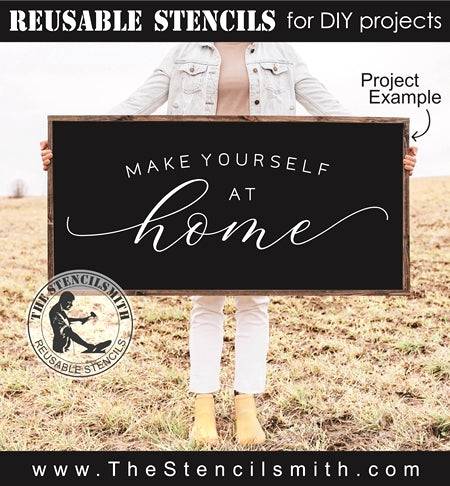 8014 - make yourself at home - The Stencilsmith