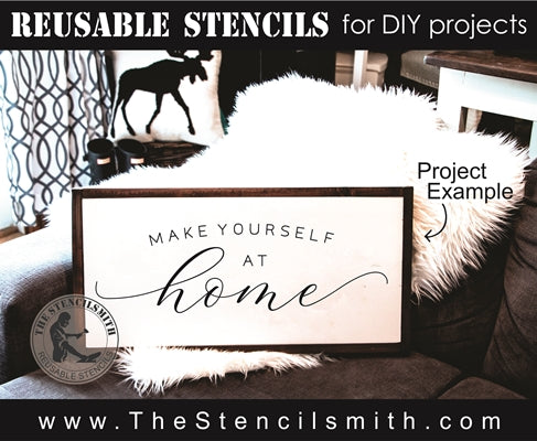 8014 - make yourself at home - The Stencilsmith