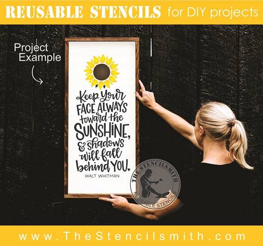 8020 - keep your face always toward - The Stencilsmith