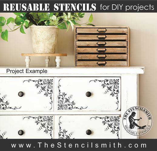 8037 - decorative borders - The Stencilsmith