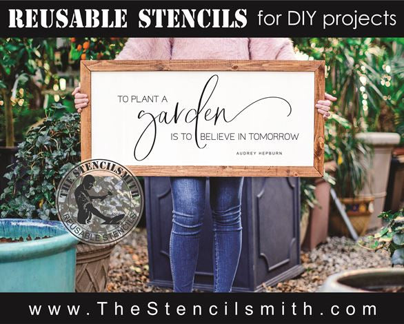 8040 - to plant a garden - The Stencilsmith