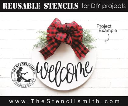 8043 - welcome - The Stencilsmith