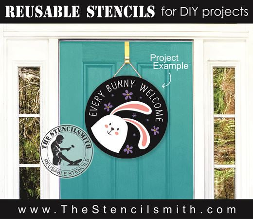 8047 - every bunny welcome - The Stencilsmith