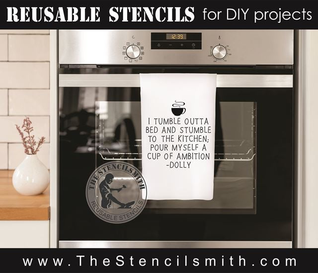 8056 - I tumble outta bed - The Stencilsmith